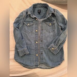 GAP Light Blue Denim Shirt with Pockets